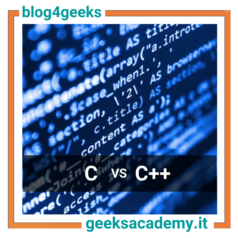 LINGUAGGI DI PROGRAMMAZIONE: DIFFERENZE TRA C E C++